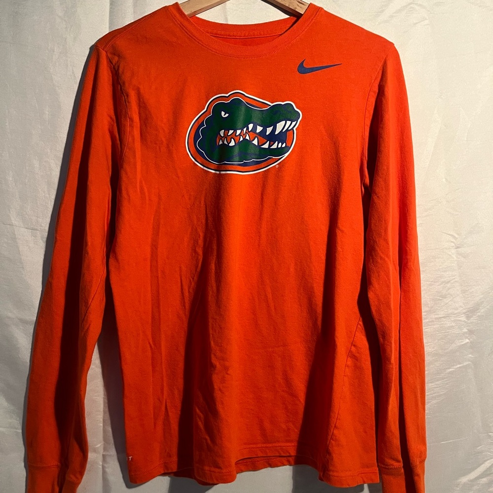 nike forida gators mens long sleeve size m